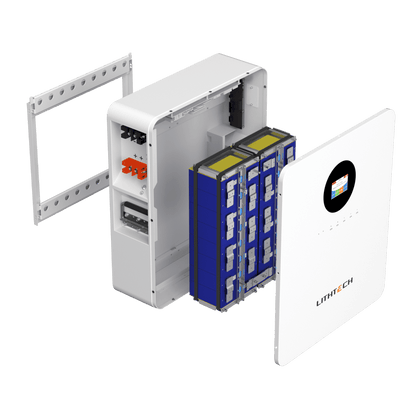 LITHTECH TR4000WX Thuisbatterij (5.12kWh) – Ultra-dun Wandmodel